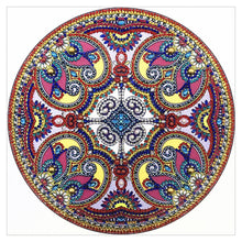 Load image into Gallery viewer, Mandala 30x30cm(canvas) beautiful special shaped drill diamond painting

