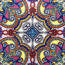 Load image into Gallery viewer, Mandala 30x30cm(canvas) beautiful special shaped drill diamond painting

