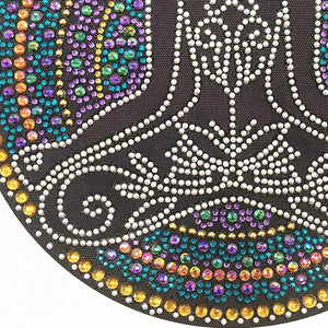 Mandala 30x30cm(canvas) beautiful special shaped drill diamond painting