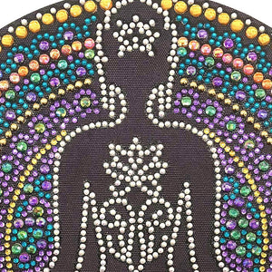 Mandala 30x30cm(canvas) beautiful special shaped drill diamond painting