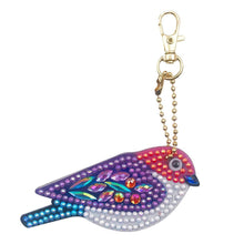 Load image into Gallery viewer, 4pcs DIY Birds Full Drill Special Shaped Diamond Painting Keychains Gifts
