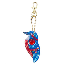 Load image into Gallery viewer, 4pcs DIY Birds Full Drill Special Shaped Diamond Painting Keychains Gifts
