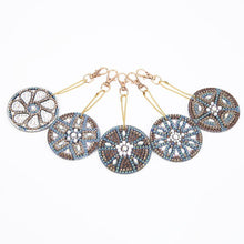 Load image into Gallery viewer, 5pcs DIY Wheel Full Drill Special Shaped Diamond Painting Keychains Gifts
