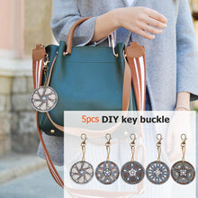 Load image into Gallery viewer, 5pcs DIY Wheel Full Drill Special Shaped Diamond Painting Keychains Gifts
