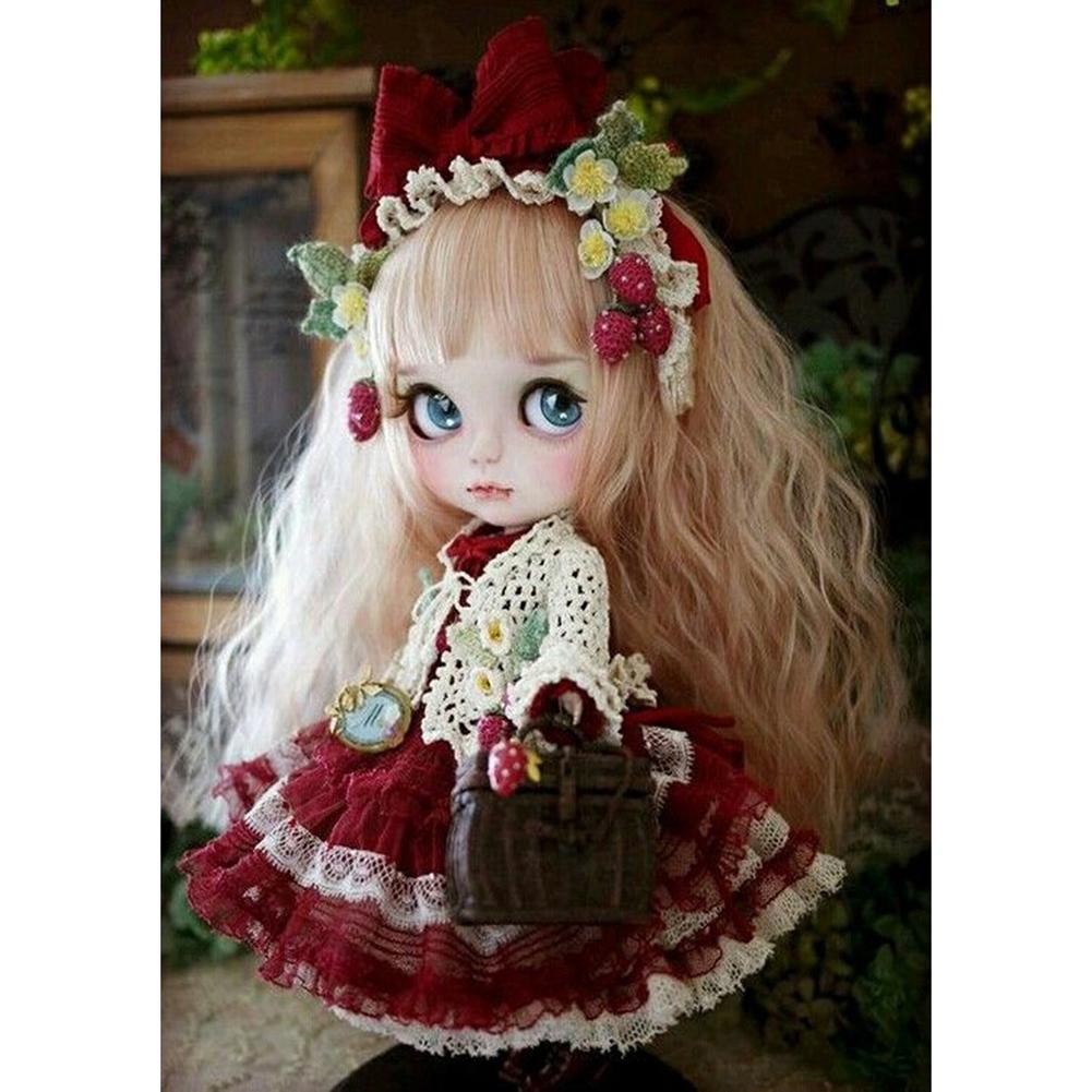 Doll 30x40cm(canvas) full round drill diamond painting