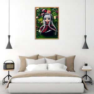 Doll 30x40cm(canvas) full round drill diamond painting