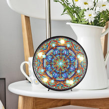 Load image into Gallery viewer, DIY LED Diamond Painting Mandala Full Drill Special Shaped Light Home Decor
