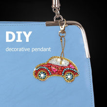 Load image into Gallery viewer, 5pcs DIY Car Full Drill Special Shaped Diamond Painting Keychains Pendant
