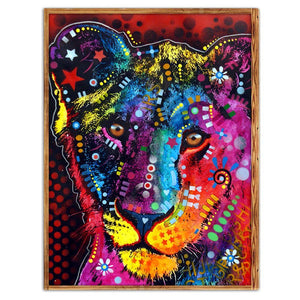 Colourful 30x25cm(canvas) full round drill diamond painting