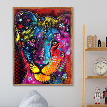 Load image into Gallery viewer, Colourful 30x25cm(canvas) full round drill diamond painting
