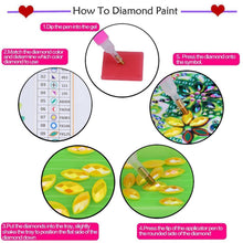 Load image into Gallery viewer, Cup 25x25cm(canvas) beautiful special shaped drill diamond painting
