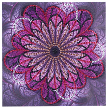 Load image into Gallery viewer, Flower 25x25cm(canvas) beautiful special shaped drill diamond painting
