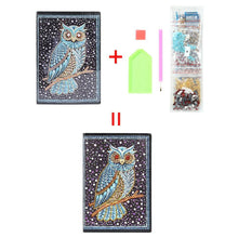 Load image into Gallery viewer, DIY Bird Special Shaped Diamond Painting 60 Pages A5 Notebook Diary Book
