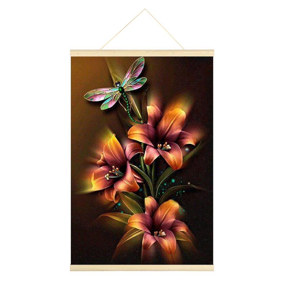 Hanging Dragonfly 40x60cm(canvas) full round drill diamond painting