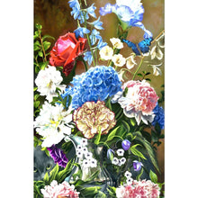 Load image into Gallery viewer, Flower 40x30cm(canvas) full Square drill diamond painting
