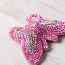 Load image into Gallery viewer, Full Drill Special Shaped Diamond Painting Butterfly Bag Keychain Pendant
