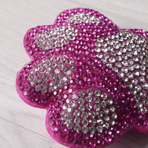 Full Drill Special Shaped Diamond Painting Bear Paw Keychain Bag Pendant