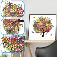Load image into Gallery viewer, Tree 30x30cm(canvas) beautiful special shaped drill diamond painting

