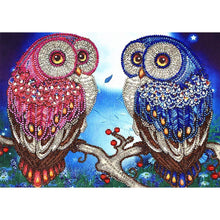 Load image into Gallery viewer, Bird 30x40cm(canvas) beautiful special shaped drill diamond painting
