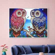Load image into Gallery viewer, Bird 30x40cm(canvas) beautiful special shaped drill diamond painting

