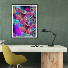 Load image into Gallery viewer, Butterfly 30x40cm(canvas) full round drill diamond painting
