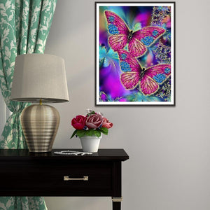 Butterfly 30x40cm(canvas) full round drill diamond painting