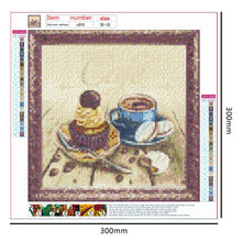 Load image into Gallery viewer, Coffee 30x30cm(canvas) full round drill diamond painting
