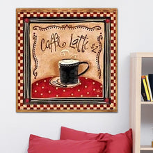 Load image into Gallery viewer, Coffee 30x30cm(canvas) full round drill diamond painting

