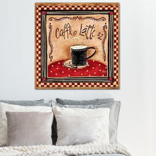 Load image into Gallery viewer, Coffee 30x30cm(canvas) full round drill diamond painting
