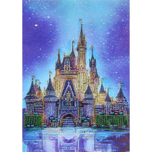 Load image into Gallery viewer, Castle 30x30cm(canvas) beautiful special shaped drill diamond painting
