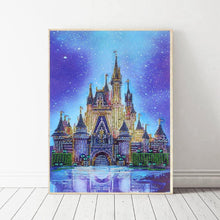 Load image into Gallery viewer, Castle 30x30cm(canvas) beautiful special shaped drill diamond painting
