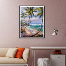 Load image into Gallery viewer, Sea View 30x40cm(canvas) full round drill diamond painting
