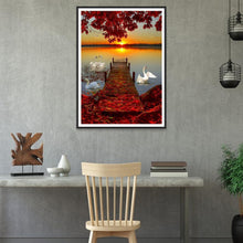 Load image into Gallery viewer, Sea View 30x40cm(canvas) full round drill diamond painting
