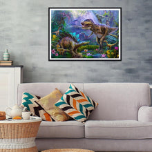 Load image into Gallery viewer, Dinosaur 40x30cm(canvas) full round drill diamond painting
