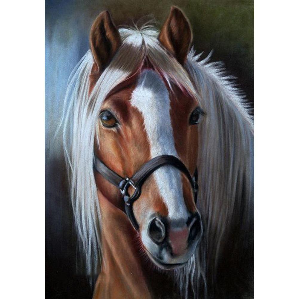 Horse 30x40cm(canvas) full round drill diamond painting