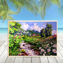 Load image into Gallery viewer, Scenery 40x30cm(canvas) full round drill diamond painting
