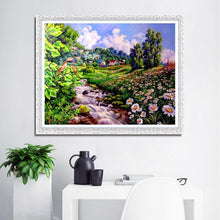 Load image into Gallery viewer, Scenery 40x30cm(canvas) full round drill diamond painting
