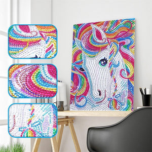 Animal 30x25cm(canvas) beautiful special shaped drill diamond painting