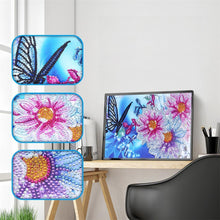 Load image into Gallery viewer, Butterfly 30x25cm(canvas) beautiful special shaped drill diamond painting
