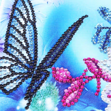 Load image into Gallery viewer, Butterfly 30x25cm(canvas) beautiful special shaped drill diamond painting
