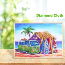 Load image into Gallery viewer, Sea 25x30cm(canvas) beautiful special shaped drill diamond painting
