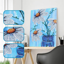 Load image into Gallery viewer, Vase 25x30cm(canvas) beautiful special shaped drill diamond painting
