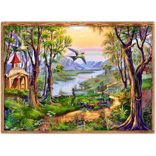 Load image into Gallery viewer, Scenery 40x30cm(canvas) full round drill diamond painting
