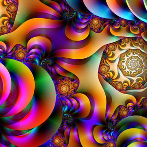 Abstract 30x30cm(canvas) full round drill diamond painting