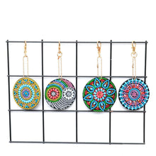 Load image into Gallery viewer, 4pcs DIY Full Special-Shaped Diamond Painting Bag Pendant Mandala Keychains
