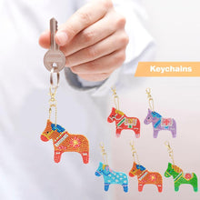 Load image into Gallery viewer, 5pcs DIY Full Drill Diamond Paintng Special-shaped Pendant Animal Keychain
