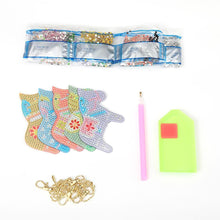 Load image into Gallery viewer, 5pcs DIY Full Drill Diamond Paintng Special-shaped Pendant Animal Keychain
