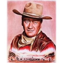 Load image into Gallery viewer, Cowboy 30x40cm(canvas) full round drill diamond painting
