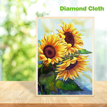 Load image into Gallery viewer, Sunflower 30x40cm(canvas) full round drill diamond painting
