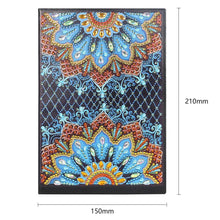 Load image into Gallery viewer, DIY Mandala Special Shaped Diamond Painting 50 Pages A5 Diary Book Notebook
